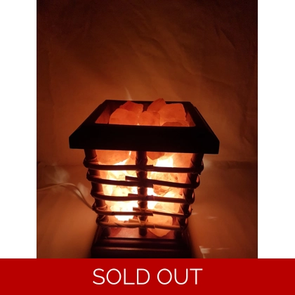 Himalayan Salt Wooden Basket style 1